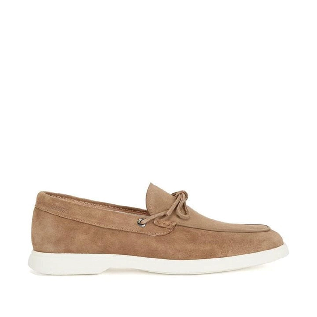 Hugo Boss Sienne Moccasin Shoes - Beige